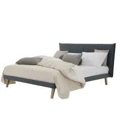 Viadurini Night Design Maßgeschneiderte Möbel|Polsterbetten-Luxuriöses Design-Doppelbett aus Kunstleder oder Stoff Made in Italy - Generus