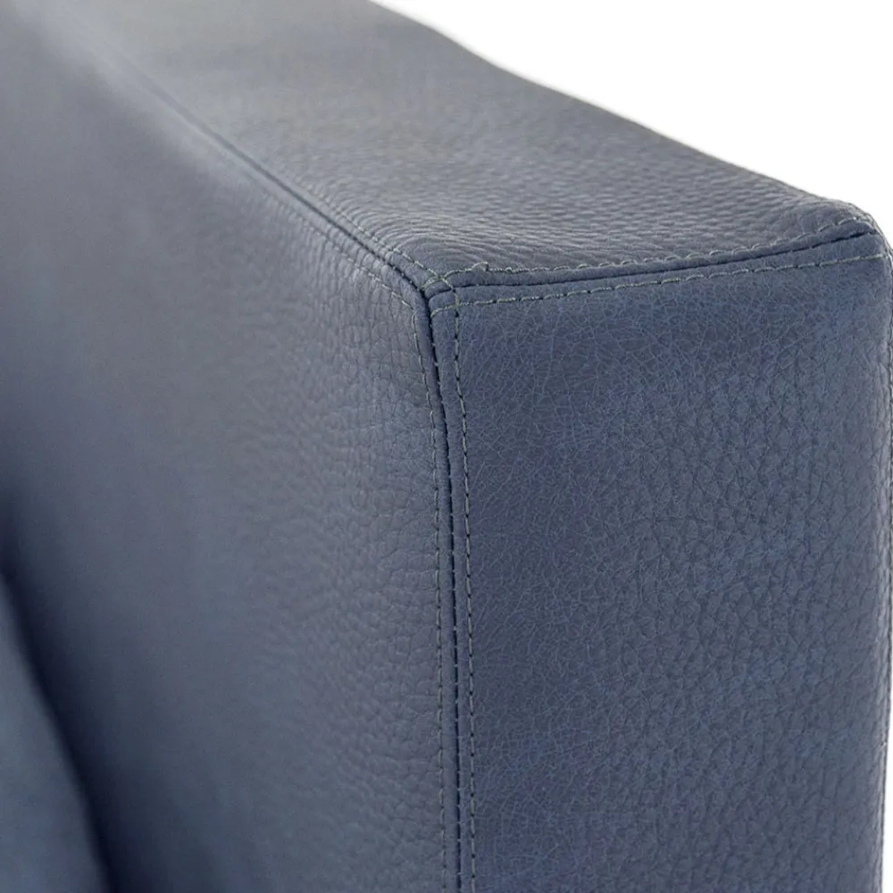 Viadurini Night Design Maßgeschneiderte Möbel|Polsterbetten-Luxuriöses Doppelbett aus Kunstleder oder Stoff mit Box Made in Italy - Nuvola