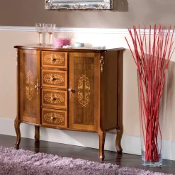 Viadurini Classic Anrichte-Luxuriöses klassisches Sideboard für Wohnzimmer aus Made in Italy Holz - Katerine