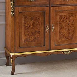 Viadurini Classic Anrichte-Luxuriöses Sideboard aus Holz mit Türen und Schubladen Made in Italy - Cheverny