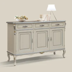 Viadurini Classic Anrichte-Luxuriöses Sideboard aus Holz mit Türen und Schubladen Made in Italy - Cheverny