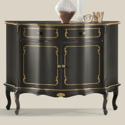 Viadurini Classic Anrichte-Luxuriöses Sideboard mit 2 Türen und 1 Holzschublade Made in Italy - Leonor