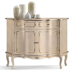 Viadurini Classic Anrichte-Luxuriöses Sideboard mit 2 Türen und 1 Holzschublade Made in Italy - Leonor