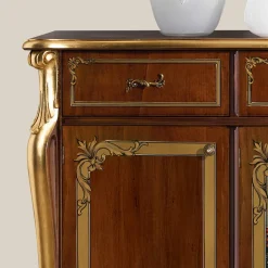 Viadurini Classic Anrichte-Luxuriöses Wohnzimmer-Sideboard aus klassischem Made in Italy-Holz - Caligola