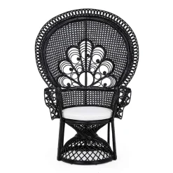 Viadurini in the Garden Sessel Rattan-Luxus Design Garten Sessel für den Außenbereich in Schwarz Rattan - Serafino