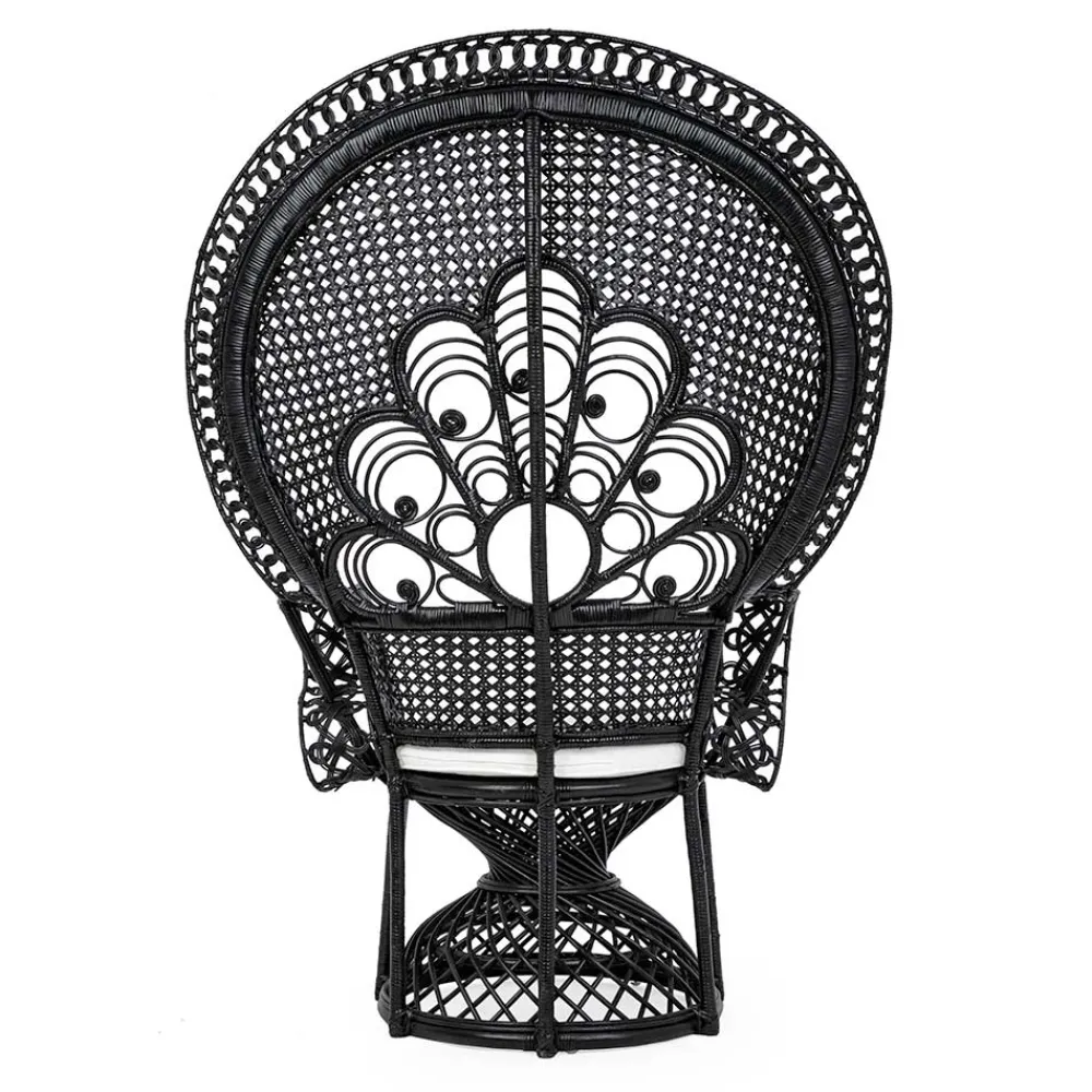 Viadurini in the Garden Sessel Rattan-Luxus Design Garten Sessel für den Außenbereich in Schwarz Rattan - Serafino