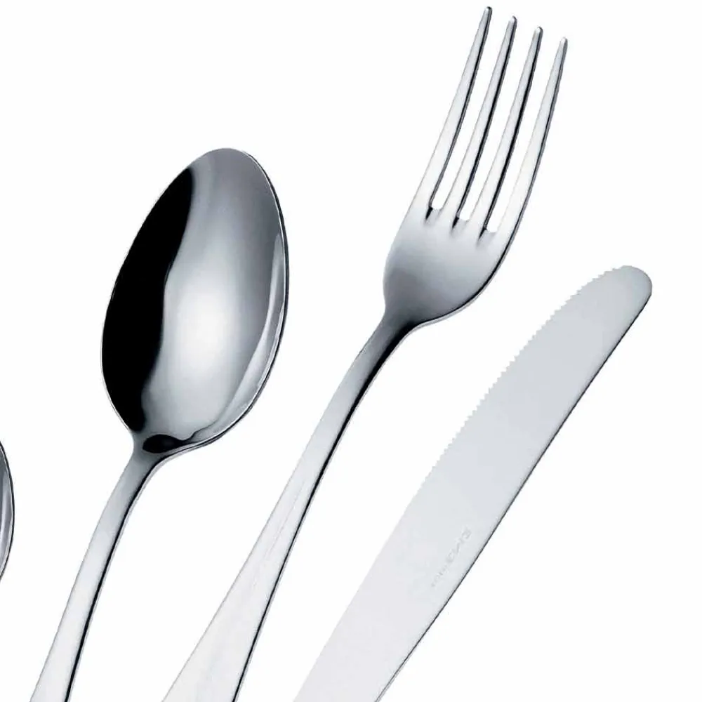 Viadurini Kitchen Besteck Set-Luxus Design Stahl Besteck Vintage Coloured Effect 24 Stück - Tigger