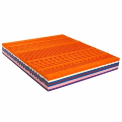 Viadurini Night Design Doppelbett Matratzen-Luxus Doppelmatratze aus Memory Foam H 25 cm Made in Italy  - Arancia