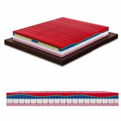 Viadurini Night Design Queen Size Matratze-Luxus Queen Size Matratze aus Memory Foam H 25 cm – Platinum