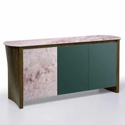 Viadurini Living Sideboards-Luxus Sideboard in Gres mit Struktur in Holz und Mdf Made in Italy - Cunea