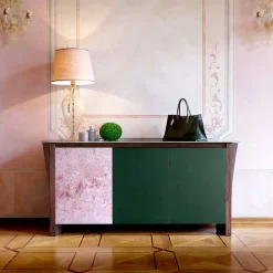 Viadurini Living Sideboards-Luxus Sideboard in Gres mit Struktur in Holz und Mdf Made in Italy - Cunea