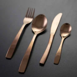 Viadurini Kitchen Besteck Set-Luxus 24-teiliges Besteckset aus Stahl mit Design - Wisconsin