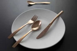 Viadurini Kitchen Besteck Set-Luxus 24-teiliges Besteckset aus Stahl mit Design - Wisconsin