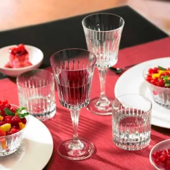 Viadurini Kitchen Italienisches Kristallgeschirr-Luxus Wein und Cocktail Gläser Design in Eco Crystal 12 Stück - Senzatempo