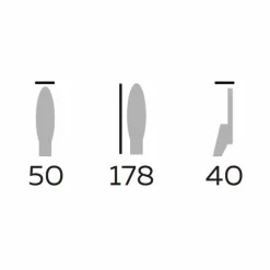Viadurini Living Standspiegel-Luxus-Bodenspiegel aus Eschenholz und Metall Made in Italy - Cuspide