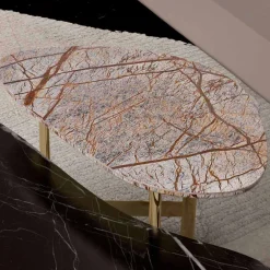 Viadurini Living Couchtische Aus Stein-Luxus-Couchtisch aus schwarzem Marmor oder Waldbraun Made in Italy - Manolo