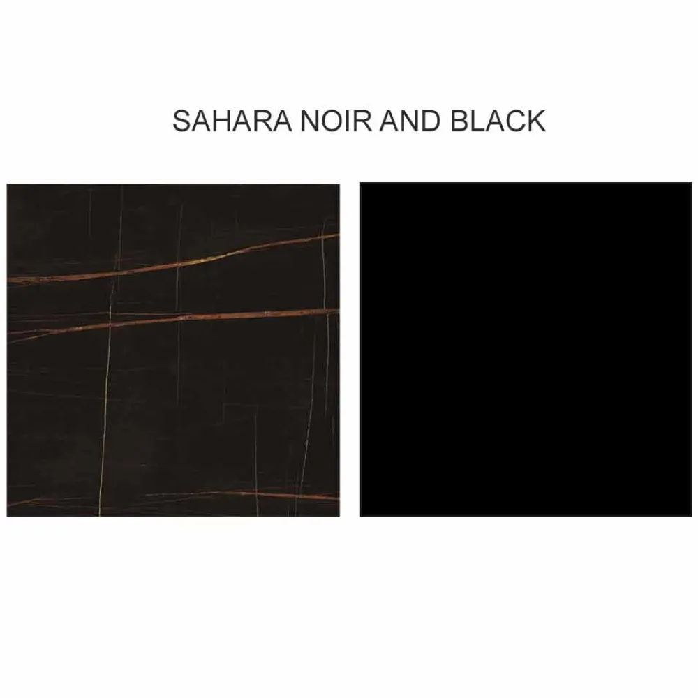 Viadurini Living Moderne Couchtische-Luxus-Couchtisch mit 2 runden Tops in Gres Made in Italy - Stockholm