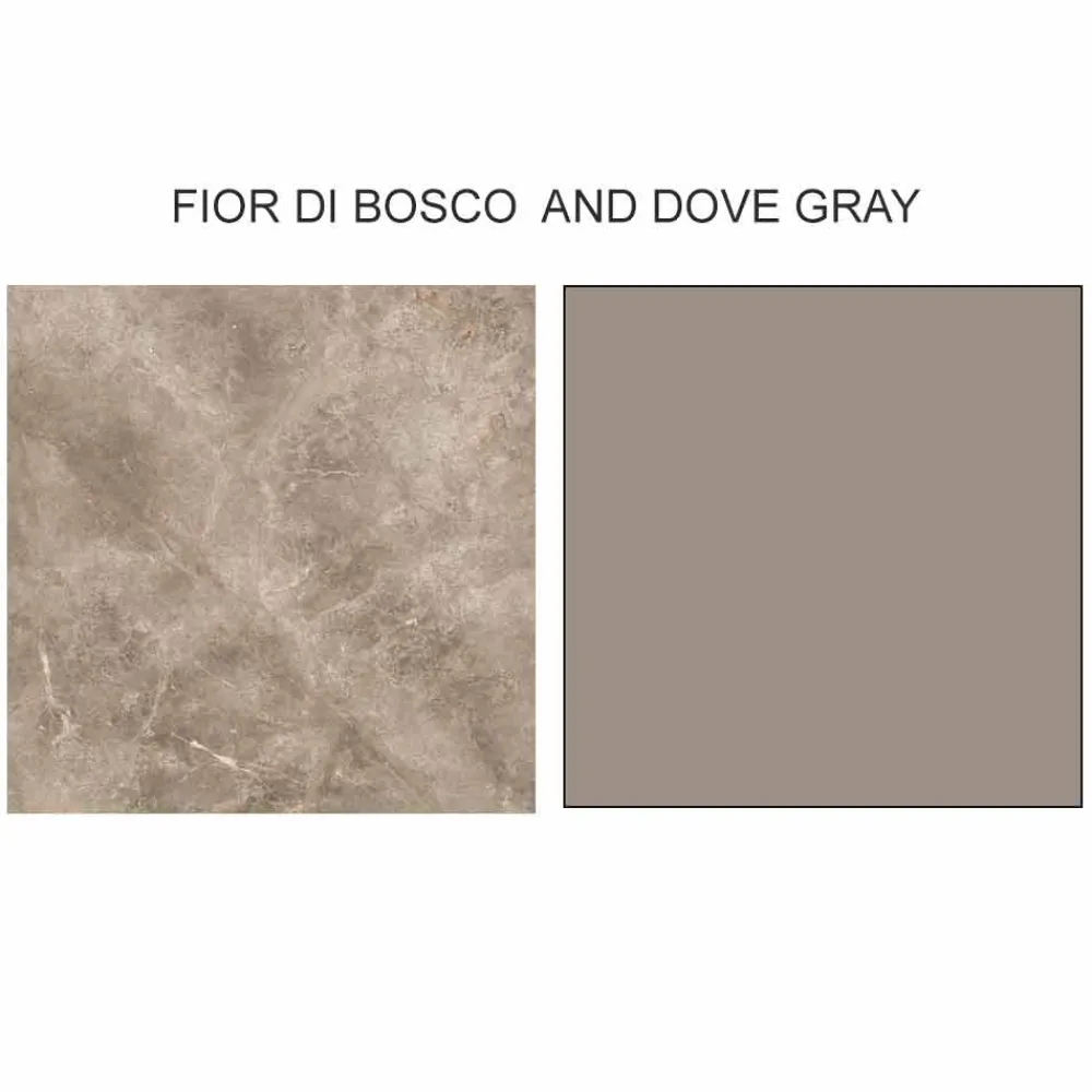 Viadurini Living Moderne Couchtische-Luxus-Couchtisch mit 2 runden Tops in Gres Made in Italy - Stockholm