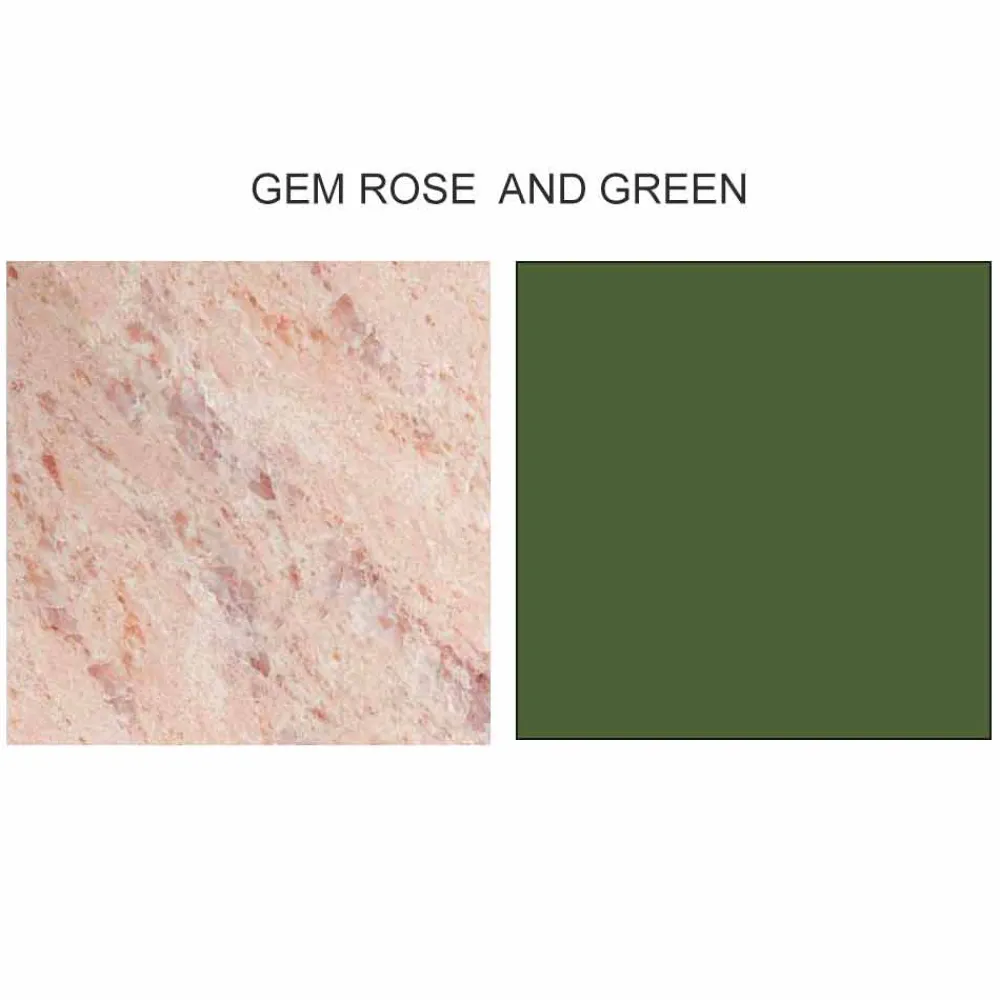 Viadurini Living Moderne Couchtische-Luxus-Couchtisch mit 2 runden Tops in Gres Made in Italy - Stockholm