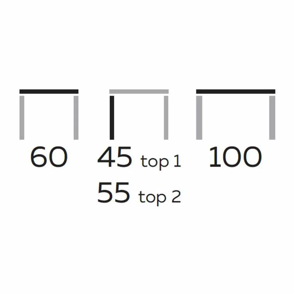 Viadurini Living Moderne Couchtische-Luxus-Couchtisch mit 2 runden Tops in Gres Made in Italy - Stockholm