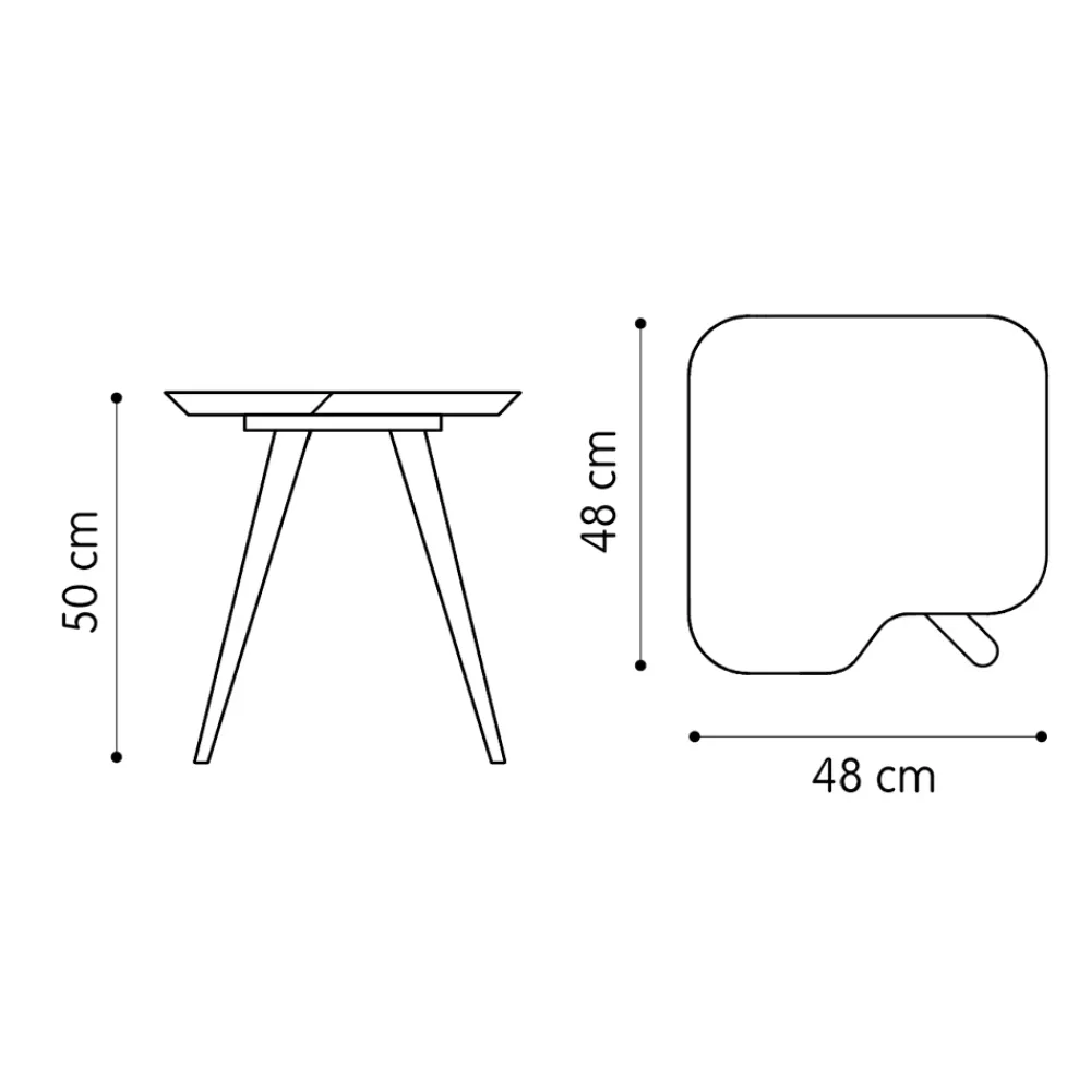 Viadurini Living Moderne Couchtische-Luxus-Couchtisch mit massiver Eschenplatte Made in Italy - Ulma