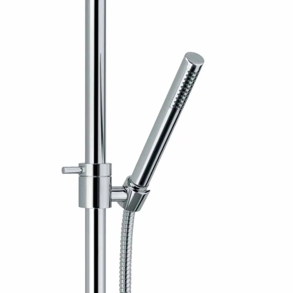 Viadurini Taps Duschsäulen-Luxus-Duschsäule in Messing-Chrom-Finish Made in Italy - Gallo