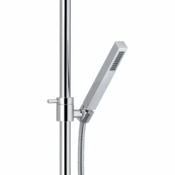 Viadurini Taps Duschsäulen-Luxus-Duschsäule in Messing-Chrom-Finish Made in Italy - Gallo