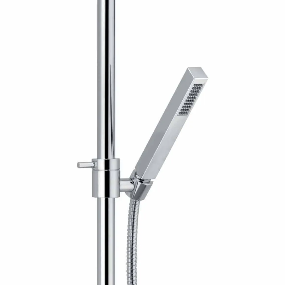 Viadurini Taps Duschsäulen-Luxus-Duschsäule in Messing-Chrom-Finish Made in Italy - Gallo
