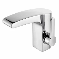 Viadurini Taps Waschbeckenarmaturen-Luxus-Einhebel-Badezimmer-Waschbecken Chrom-Finish - Gonzo