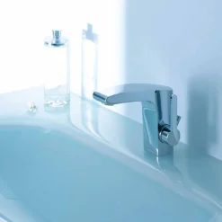 Viadurini Taps Waschbeckenarmaturen-Luxus-Einhebel-Badezimmer-Waschbecken Chrom-Finish - Gonzo