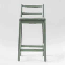 Viadurini Living Küchenhocker-Luxushocker aus massiver Buche mit Sitz aus Stoff Made in Italy - Nora