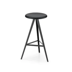 Viadurini Living Küchenhocker-Luxushocker aus Metall und massiver Esche Made in Italy, 2 Stück - Ulm