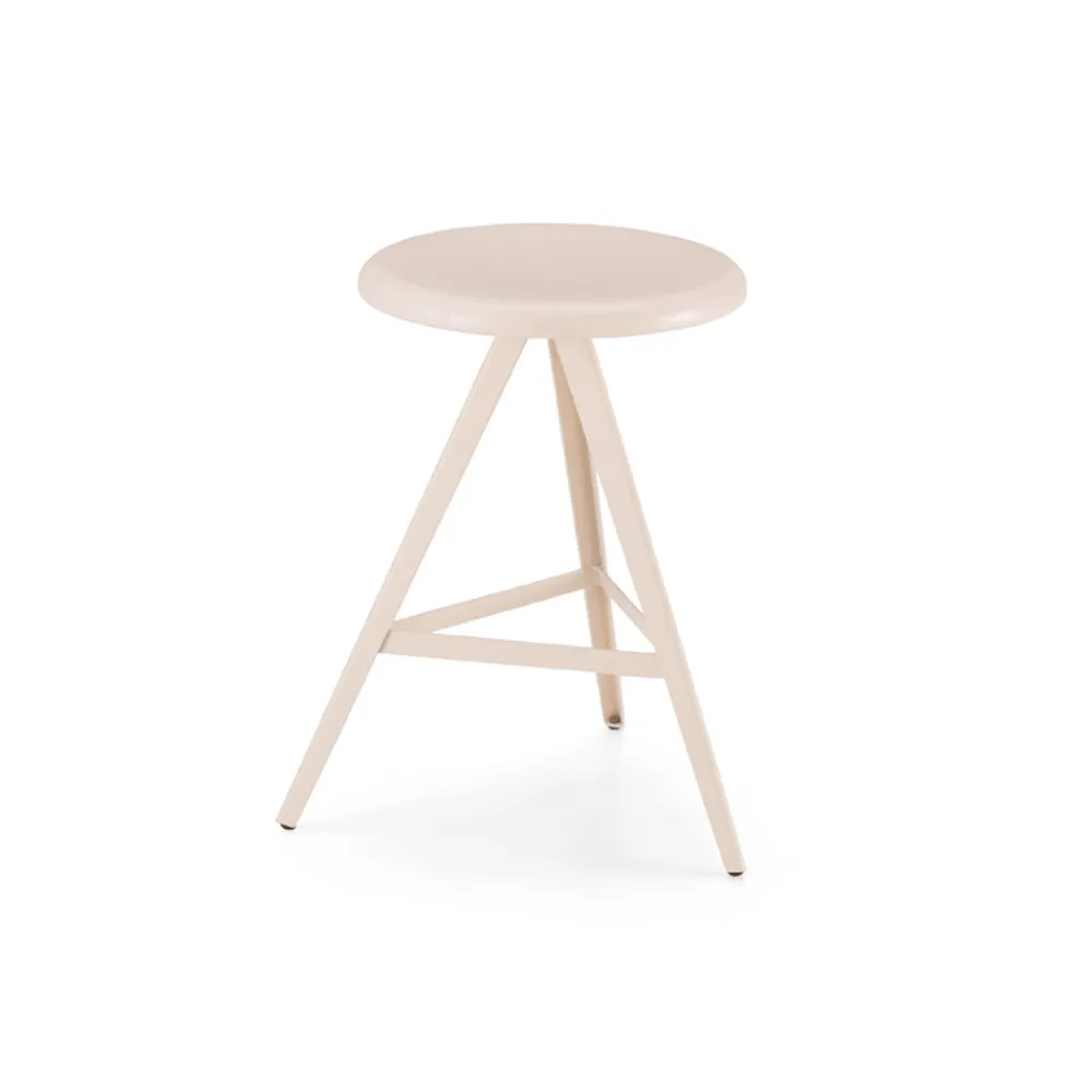 Viadurini Living Küchenhocker-Luxushocker aus Metall und massiver Esche Made in Italy, 2 Stück - Ulm