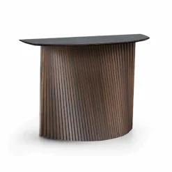 Viadurini Living Konsolentisch Flur-Luxus-Holzkonsole mit Marmorsteinzeugplatte Made in Italy - Oxide