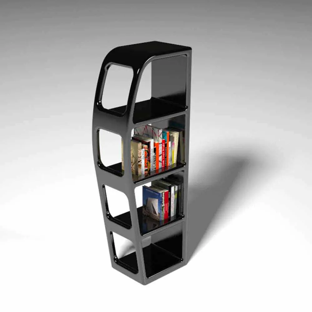 Viadurini Design Moderne Design Bücherregale-Made in Italy Bücherregal B-Side in modernem Design