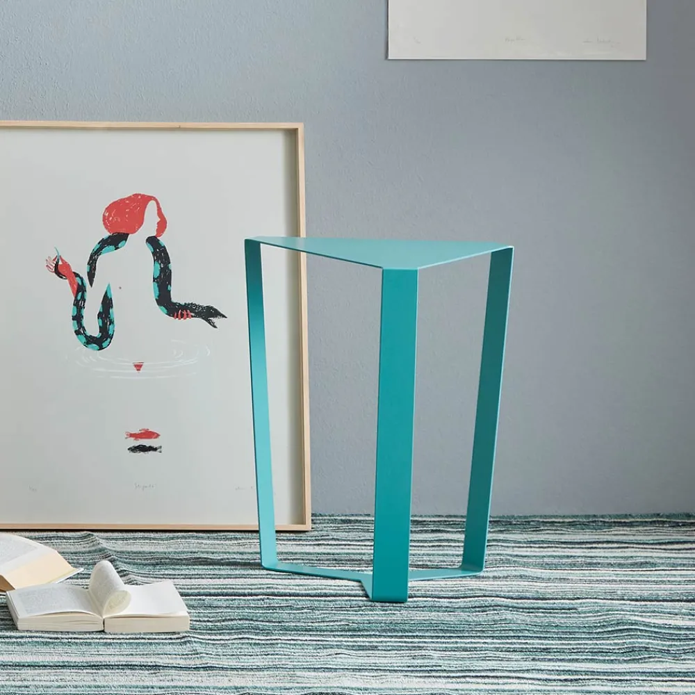 Viadurini Living Moderne Couchtische-Made in Italy Design Farbiger Metall Couchtisch - Yasmine