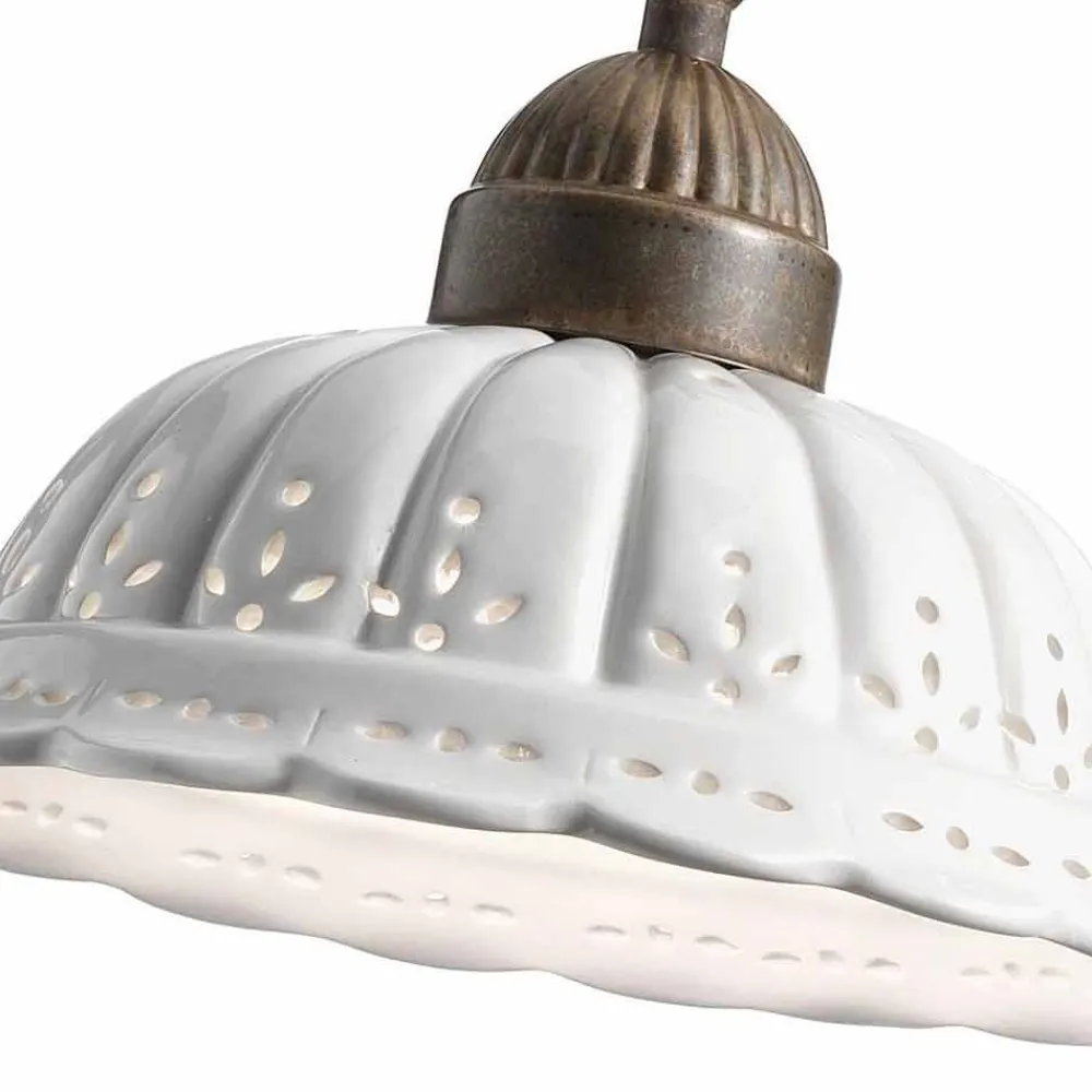 Il Fanale Vintage Wandleuchten-Made in Italy Designer Wandstrahler im Liberty Stil Anita