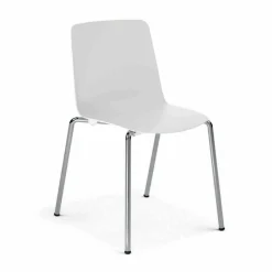 Viadurini Living Moderne Stühle-Made in Italy Esszimmerstuhl aus Metall und Polypropylen, 4-teilig - Carlita