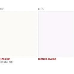 Viadurini Living Esstische-Made in Italy Hochwertiger Fenix- und Weißmetall-Küchentisch - Carlino