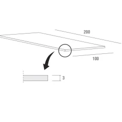 Viadurini Living Esstische-Made in Italy Hochwertiger Fenix- und Weißmetall-Küchentisch - Carlino