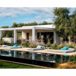 Viadurini in the Garden Gartenideen-Made in Italy Luxus Design Doppel Outdoor Daybed - Emanuela