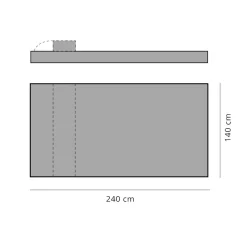 Viadurini in the Garden Gartenideen-Made in Italy Luxus Design Doppel Outdoor Daybed - Emanuela