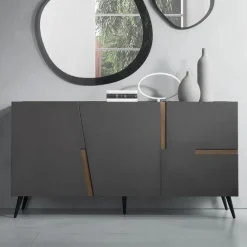 Viadurini Living Sideboards-Madia in Melamin und MDF mit Laminateinsätzen Made in Italy - Gordita