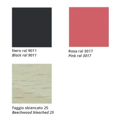 Viadurini Living Küchenhocker-Massiver Buchenhocker mit Sitz aus Stoff Made in Italy - Regensburg