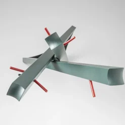 Viadurini Living Garderobenständer-Massiver Eschenmantelständer mit Metallstiften Made in Italy - Bienna