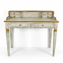 Viadurini Living Design Schreibtische-Massivholz handgefertigter Schreibtisch mit Made in Italy Schubladen - Amela