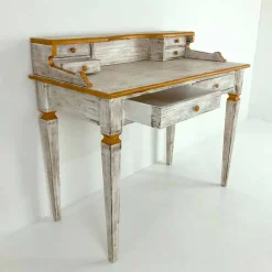 Viadurini Living Design Schreibtische-Massivholz handgefertigter Schreibtisch mit Made in Italy Schubladen - Amela