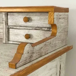 Viadurini Living Design Schreibtische-Massivholz handgefertigter Schreibtisch mit Made in Italy Schubladen - Amela