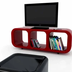 Viadurini Design Tv-Möbel-Möbel mit Behälter in modernem Design Eracle Made in Italy