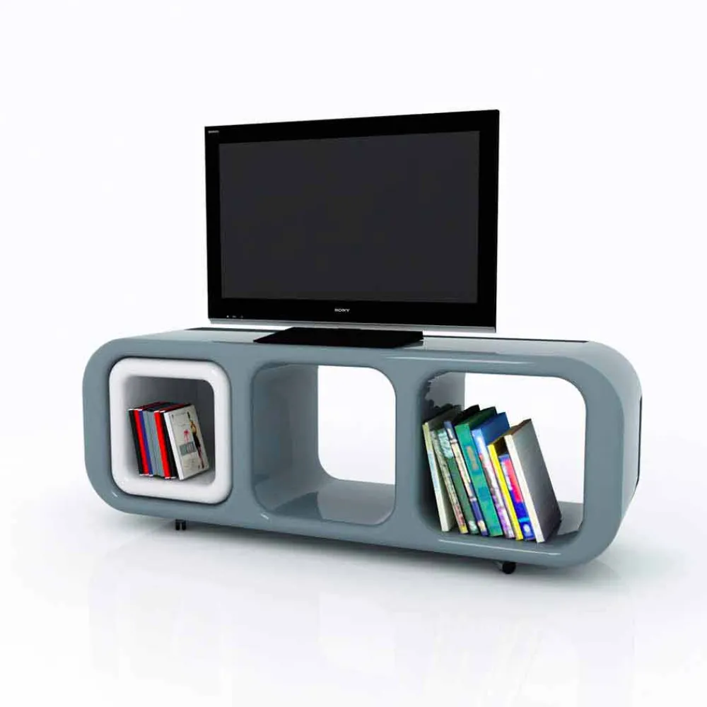 Viadurini Design Tv-Möbel-Möbel mit Behälter in modernem Design Eracle Made in Italy